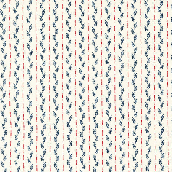 American Gatherings II Wheat Row Dove 49241 11 from Primitive Gatherings- Moda- 1/2 yard