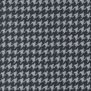 Farmhouse Flannels III Houndstooth Black Top Road 49270 16F by Primitive Gatherings-Moda- 1/2 Yard