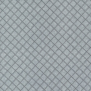 Farmhouse Flannels III Diamond Grid Pewter 49271 14F by Primitive Gatherings-Moda- 1/2 Yard