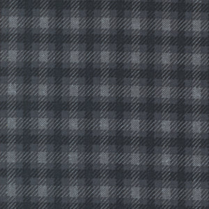 Farmhouse Flannels III Square Plaid Black Top Road 49273 16F by Primitive Gatherings-Moda- 1/2 Yard