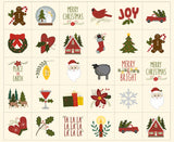 Joyful Gatherings II Panel Cloud 49302 11 by Primitive Gatherings- Moda- 1 Yard