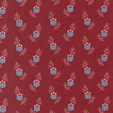 American Gatherings III Star Shield Deep Crimson 49320 13 from Primitive Gatherings- Moda- 1/2 yard