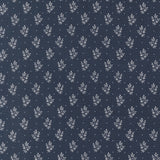 American Gatherings III Flower Sprig American Blue 49327 15 from Primitive Gatherings- Moda- 1/2 yard