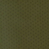 Joyful Gatherings II Leaf Sprig Evergreen 49331 14 by Primitive Gatherings- Moda- 1/2 Yard