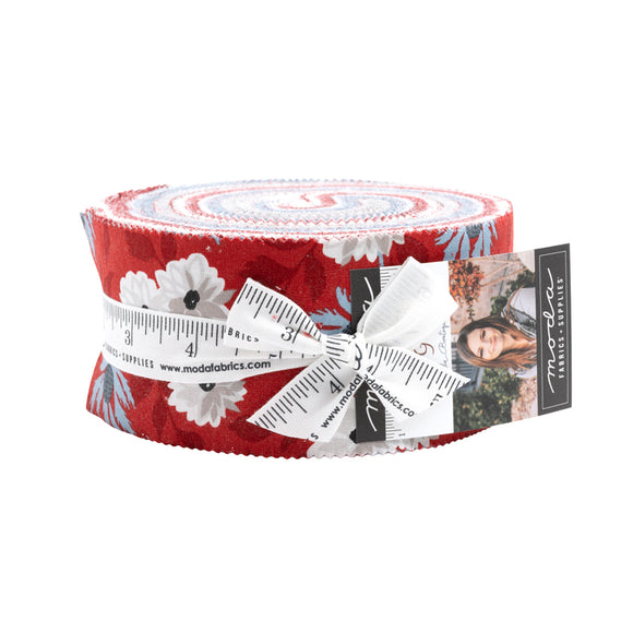 PREORDER Old Glory Jelly Roll  5200JR by Lella Boutique for Moda -