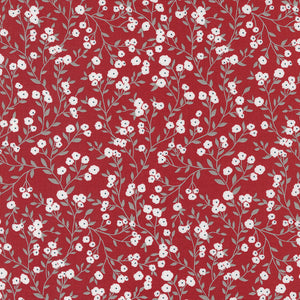 Old Glory American Meadow Red 5201 15  by Lella Boutique-1/2 Yard