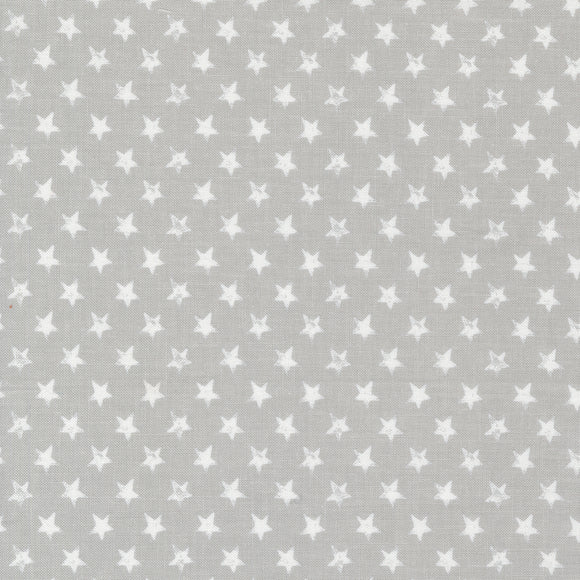 Old Glory Star Spangled Silver 5204 12 by Lella Boutique-1/2 Yard