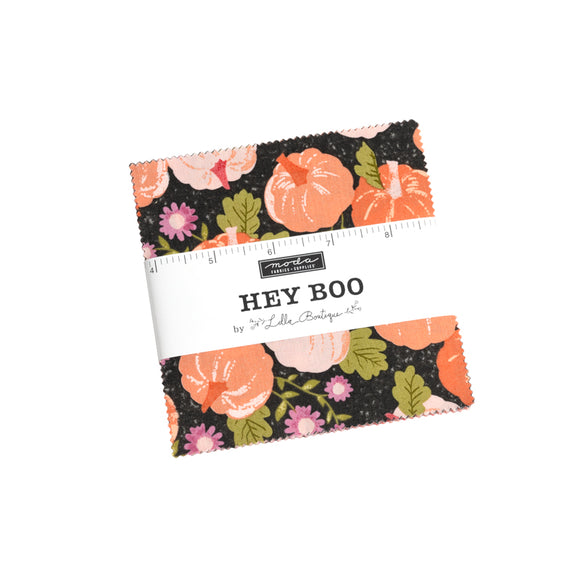 PREORDER  Hey Boo Charm Pack by Lella Boutique - Moda -30 Prints
