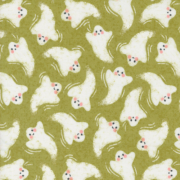Hey Boo Witchy Green 5211 17 by Lella Boutique - Moda - 1/2 yard