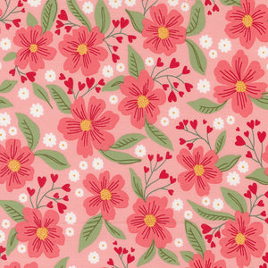 Love Blooms  Love in Bloom Blush 5220 14 by Lella Boutique- Moda- 1/2 Yard