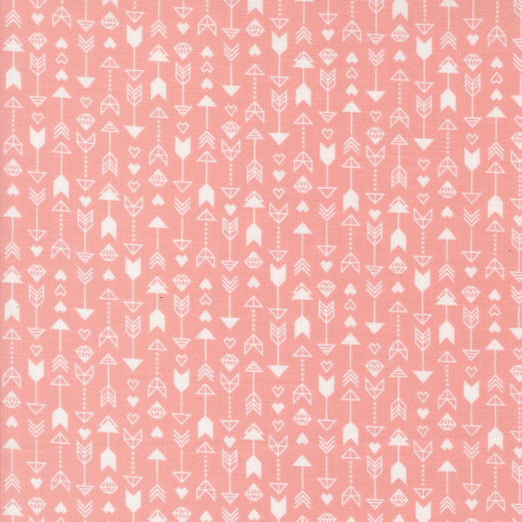 PREORDER Love Blooms Arrow Stripes Blush 5222 14 by Lella Boutique- Moda- 1/2 Yard