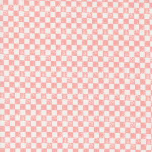 PREORDER Love Blooms Checkers Blush 5224 14 by Lella Boutique- Moda- 1/2 Yard