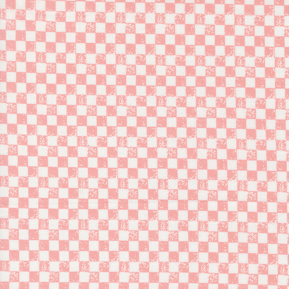 PREORDER Love Blooms Checkers Blush 5224 14 by Lella Boutique- Moda- 1/2 Yard