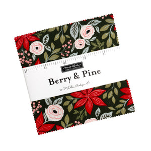 PREORDER Berry and Pine Charm Pack 5240PP by Lella Boutique- Moda-