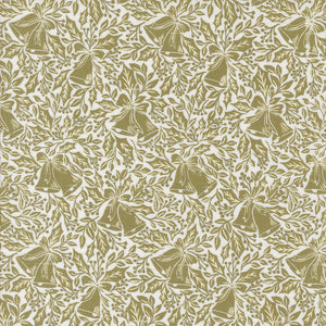 PREORDER Berry and Pine Christmas Bells Sage 5242 22 by Lella Boutique- Moda-1/2 yard