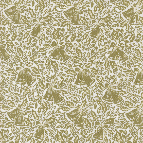 PREORDER Berry and Pine Christmas Bells Sage 5242 22 by Lella Boutique- Moda-1/2 yard