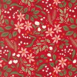 PREORDER Peppermint Cocoa- Merry Medley- Scarlet 5281 13 by Lella Boutique- 1/2 Yard