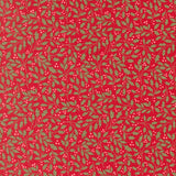 PREORDER Peppermint Cocoa- Jolly Holly- Scarlet 5283 13 by Lella Boutique- 1/2 Yard
