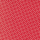 PREORDER Peppermint Cocoa- Star Tile- Scarlet 5284 13 by Lella Boutique- 1/2 Yard