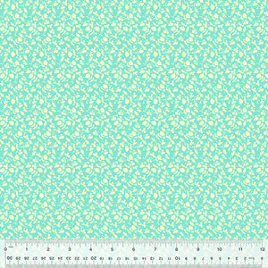 Country Mouse Fresh Calico 53475-9 Aqua by Heather Ross for Windham Fabrics-