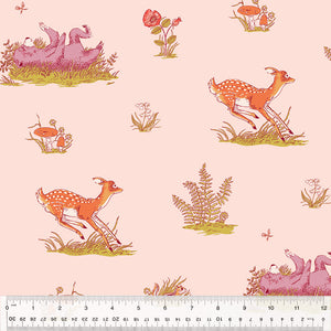 Forestburgh Beargrass 53845-1 Blush by Heather Ross for Windham Fabrics- 1/2 yard