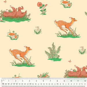 Forestburgh Beargrass 53845-2 Peach by Heather Ross for Windham Fabrics- 1/2 yard