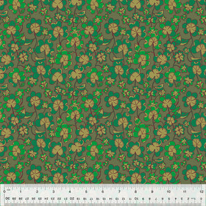 Forestburgh Clover 53847-10 Olive by Heather Ross for Windham Fabrics- 1/2 yard