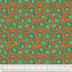 Forestburgh Clover 53847-8 Rust by Heather Ross for Windham Fabrics- 1/2 yard