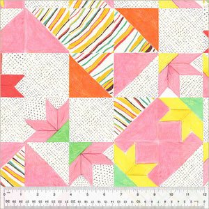 Bees Quilt 54248D-1  from Heather Ross By Hand by Heather Ross for Windham Fabrics-1/2 Yard