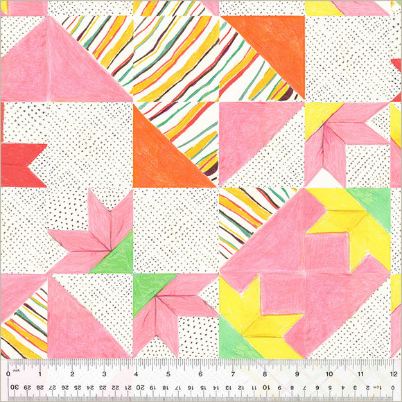 Bees Quilt 54248D-1  from Heather Ross By Hand by Heather Ross for Windham Fabrics-1/2 Yard