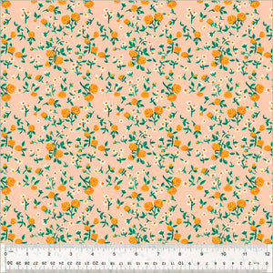 Mousy Floral Blush 54255D-6  from Heather Ross By Hand by Heather Ross for Windham Fabrics-1/2 Yard