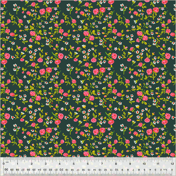 Mousy Floral Pasture 54255D-9  from Heather Ross By Hand by Heather Ross for Windham Fabrics-1/2 Yard