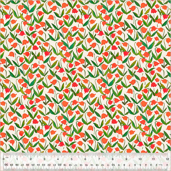 Flowerbed Cotton 54257D-11  from Heather Ross By Hand by Heather Ross for Windham Fabrics-1/2 Yard