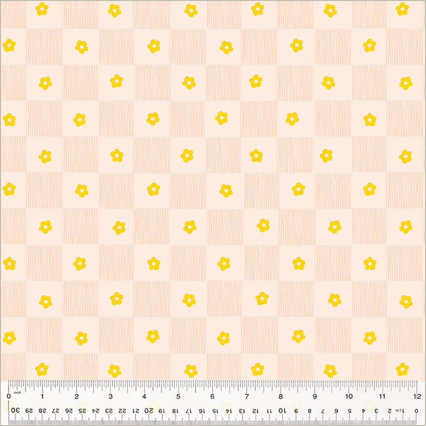Ruby + Bee Blenders Footpath 54414-9 Gold by Heather Ross and Annabel ...