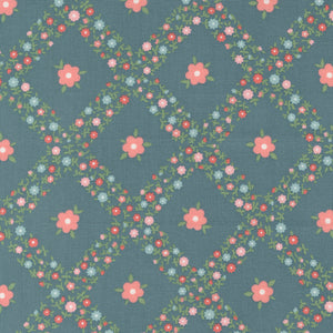 PREORDER  Rosemary Cottage Trellis Lake 55311 15 by Camille Roskelley - Moda - 1/2 yard