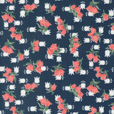 Rosemary Cottage Tulips Navy 55314 14 by Camille Roskelley - Moda - 1/2 yard