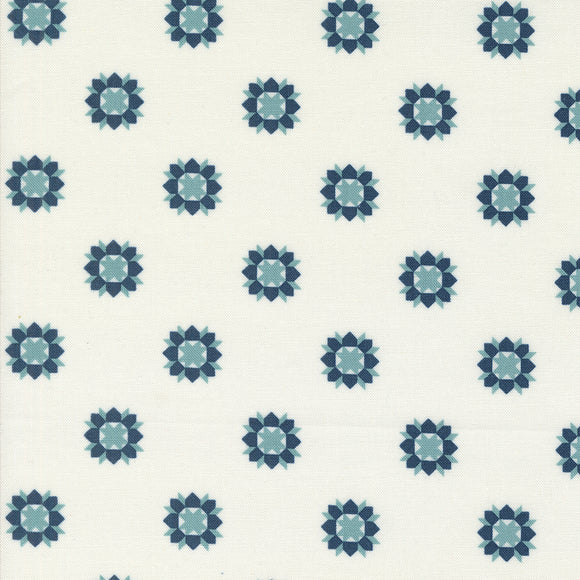 PREORDER  Rosemary Cottage Swoon Cream Sky 55315 16 by Camille Roskelley - Moda - 1/2 yard