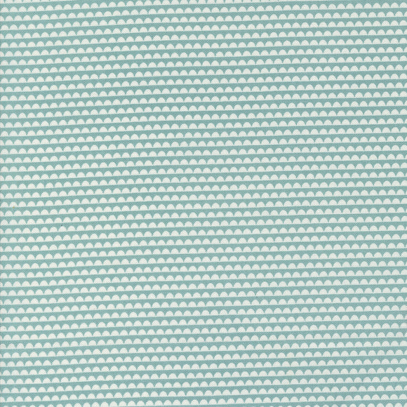 PREORDER  Rosemary Cottage Sundae Stripes Sky 55316 16 by Camille Roskelley - Moda - 1/2 yard