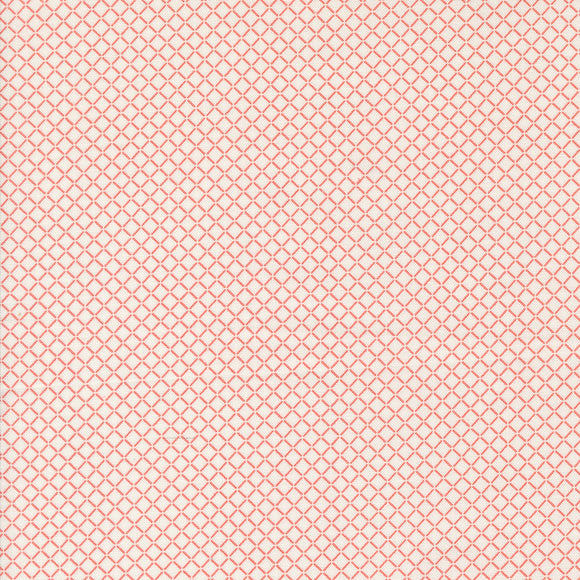 PREORDER  Rosemary Cottage Little Snail Cream Strawberry 55317 11 by Camille Roskelley - Moda - 1/2 yard