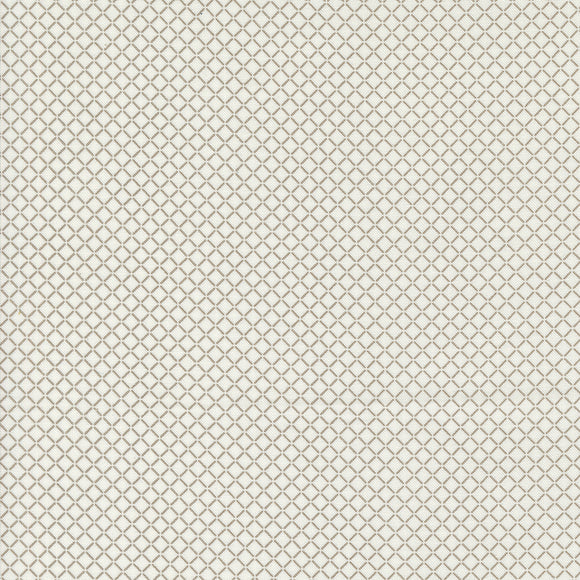 PREORDER  Rosemary Cottage Little Snail Cream Cedar 55317 29 by Camille Roskelley - Moda - 1/2 yard