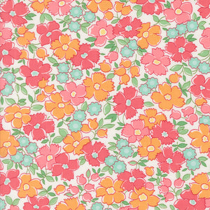 PREORDER Summertime Flower Patch Florals Pastel 55323 21 by Camille Roskelley - Moda