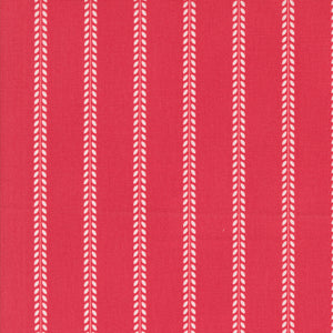 PREORDER Summertime Beach Towel Stripes Red 55327 12 by Camille Roskelley - Moda