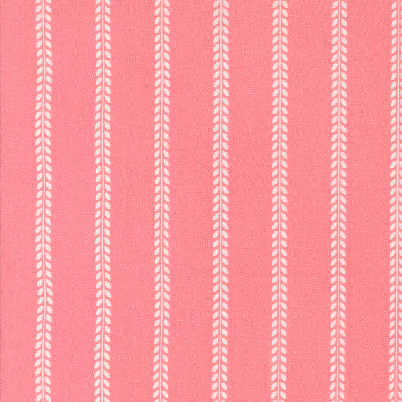 PREORDER Summertime Beach Towel Stripes Blush 55327 14 by Camille Roskelley - Moda