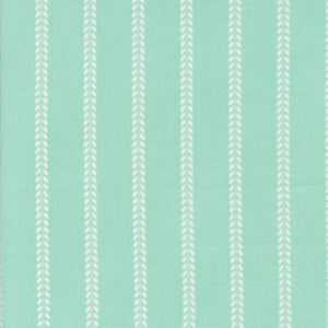 PREORDER Summertime Beach Towel Stripes Aqua 55327 19 by Camille Roskelley - Moda