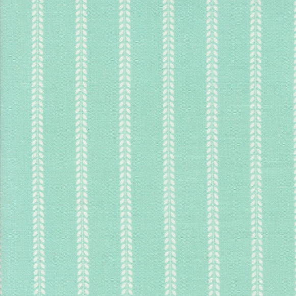 PREORDER Summertime Beach Towel Stripes Aqua 55327 19 by Camille Roskelley - Moda