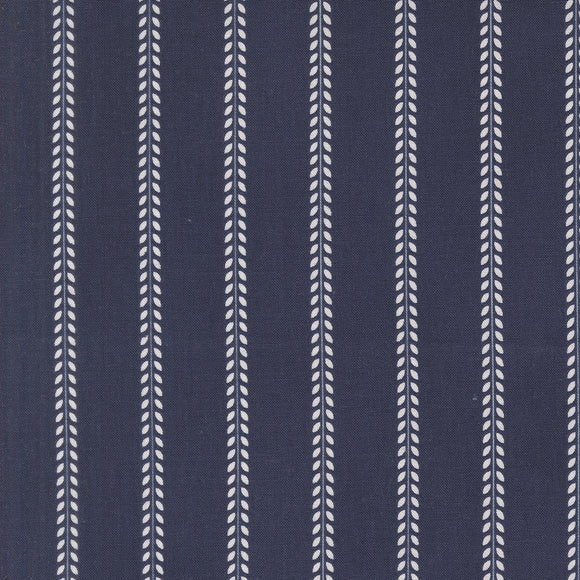 PREORDER Summertime Beach Towel Stripes Navy 55327 20 by Camille Roskelley - Moda