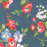 PREORDER Stars & Stripes Dwell Blue 55360 13 by Camille Roskelley- Moda - 1/2 Yard
