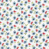 PREORDER Stars & Stripes Freedom White 55363 11 by Camille Roskelley- Moda - 1/2 Yard