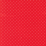 PREORDER Stars & Stripes -Dot Red 55367 15 by Camille Roskelley- Moda - 1/2 Yard