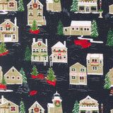 PREORDER Nantucket Noel Stroll Navy 55370 17 by Camille Roskelley- Moda -1/2 Yard